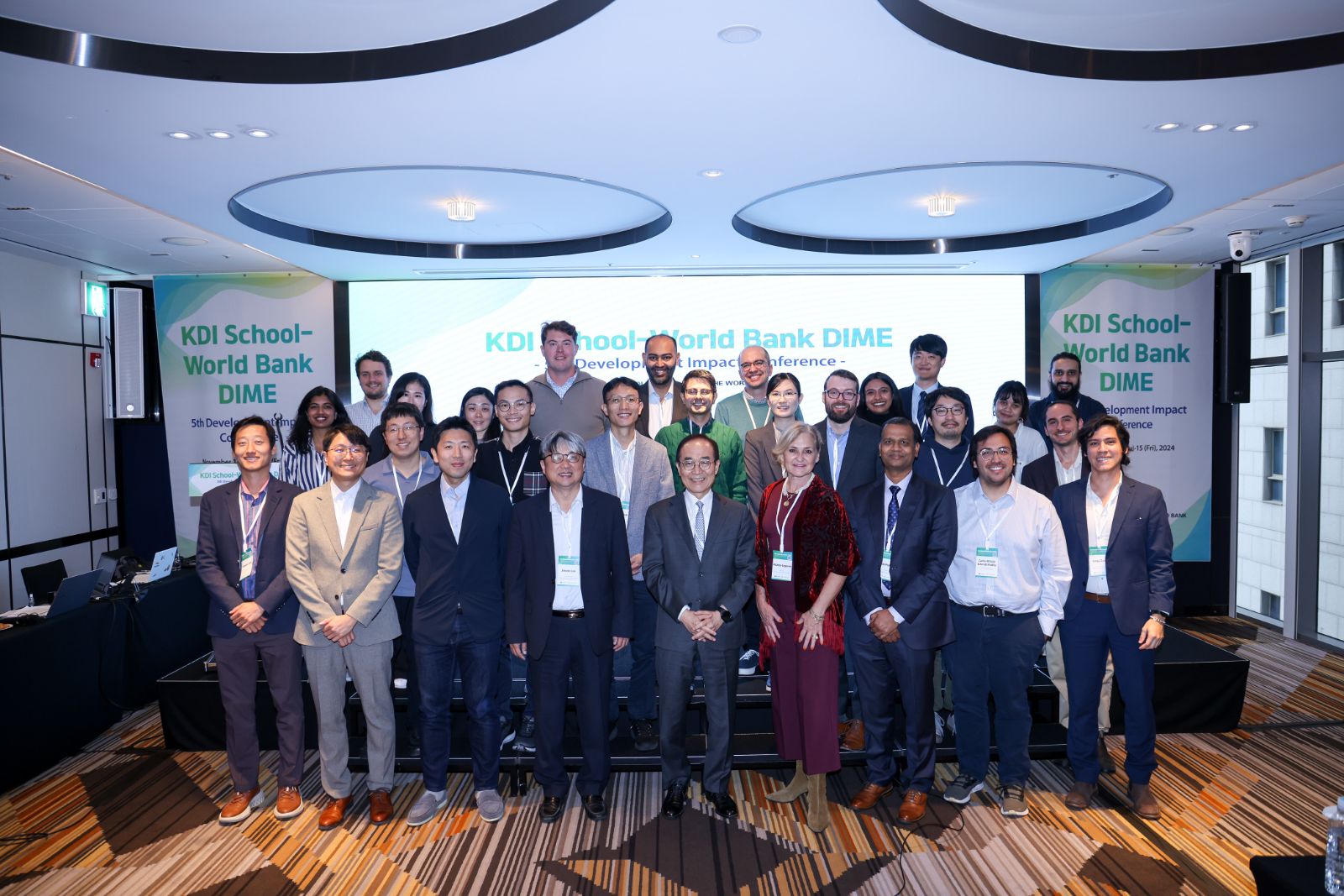 Group photo at the 5th Development Impact Conference, Seoul 2024